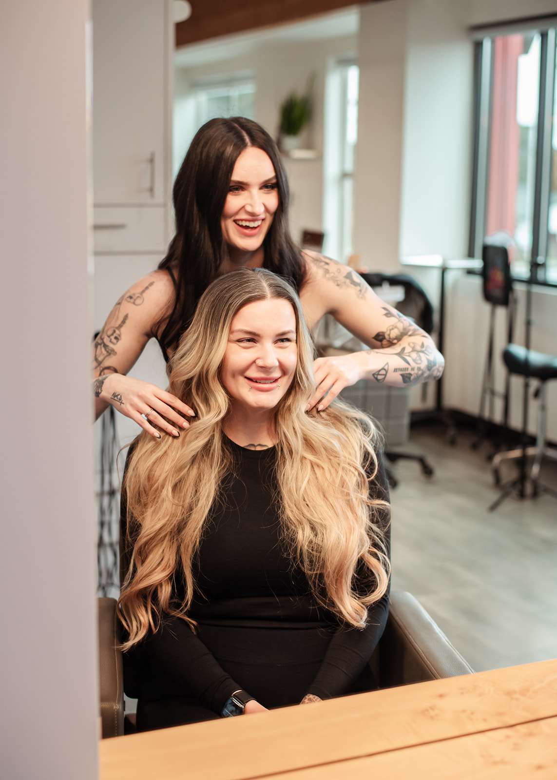Jenna Wilson with client